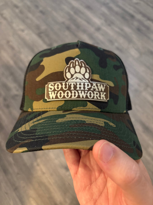 *Custom leather patch hats